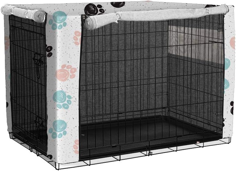 Minjie Polyester Dog Cage Cover, Durable Pet Kennel Cover For Wire Cage