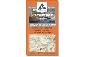 OUTDOOR TRAIL MAPS Gila Wilderness WEST - New Mexico Hiking (2023)