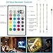 FRONTEC TV Bias Lighting USB Powered LED Light Strip for 65 70 Inches TV Back Decor 20 Color Options Dimmable Remote