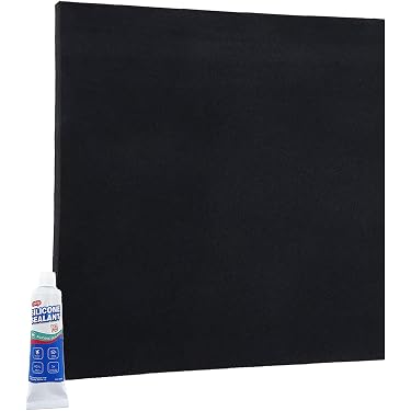 COYOUCO Rubber Sheet – 1m X 1m Neoprene Sheet, Choose 1-4mm Thick, Solid Rubber Roll For Gaskets, Seals, Crafts, Weather Stripping & More