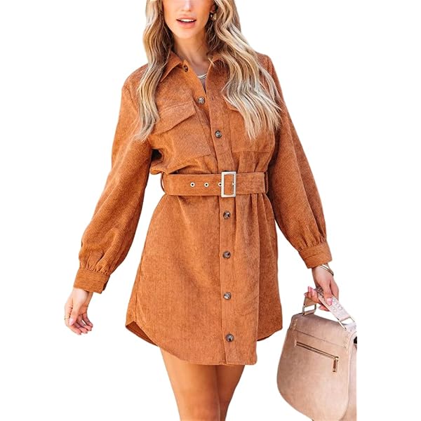 Pack 2 Vestidos Manga Larga Holgados Para Mujer - Plisados Con Bolsillos | Casual Otoño Invierno 2025 A La Rodilla