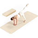 PAIDU Foldable Yoga Mat 10mm Thick, 75"x26" Non-Slip Fitness Exercise Mat | SGS Certified| Quick Fold，Easy Storage，Portable for Yoga/Pilates/Studio/Home Workout
