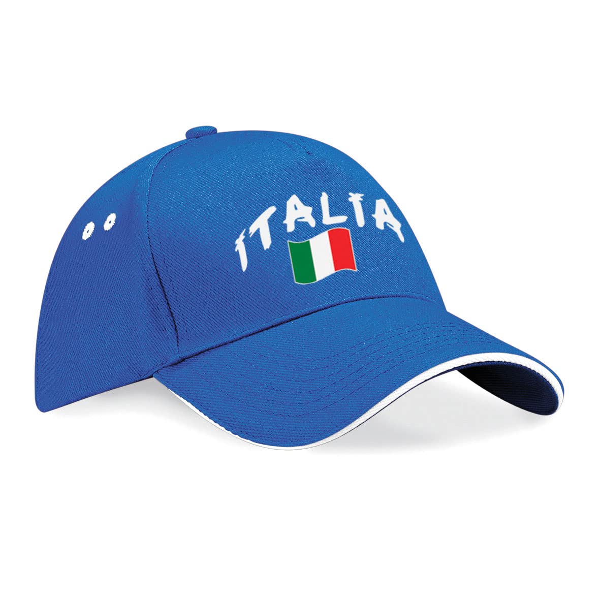 Supportershop Unisex Italy Baseball Cap, Blue, One Size EU, Blue, One Size