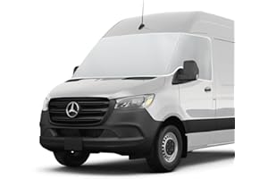 Pigenius Windshield Cover Compatible with 2007-2024 Mercedes-Benz Sprinter. 210D Oxford RV Front Window Cover for All Seasons