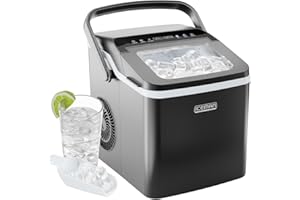 Iceman Dual-Size Ice Maker Countertop - Portable Ice Machine, Large and Small Ice Machine Maker with Self Cleaning, 9 Cubes i