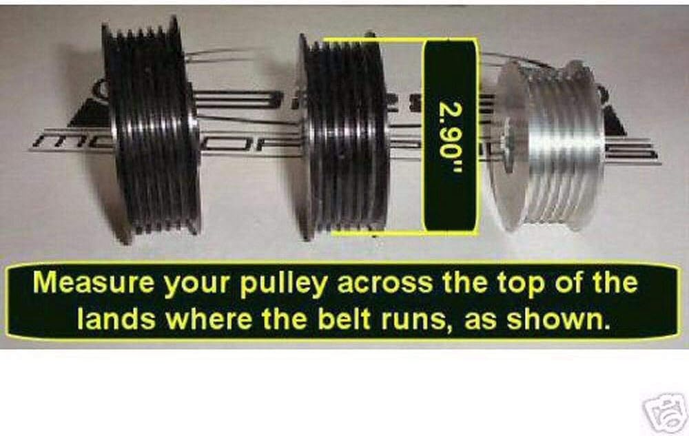 ProCharger Premium 6rib Pulley with Surgrip 3.60" by 928 Motorsports