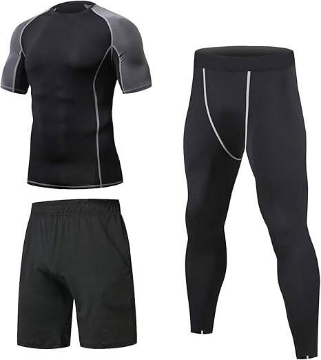 Niksa 3 Piezas Conjunto de Compresion Hombre, Camisetas ...