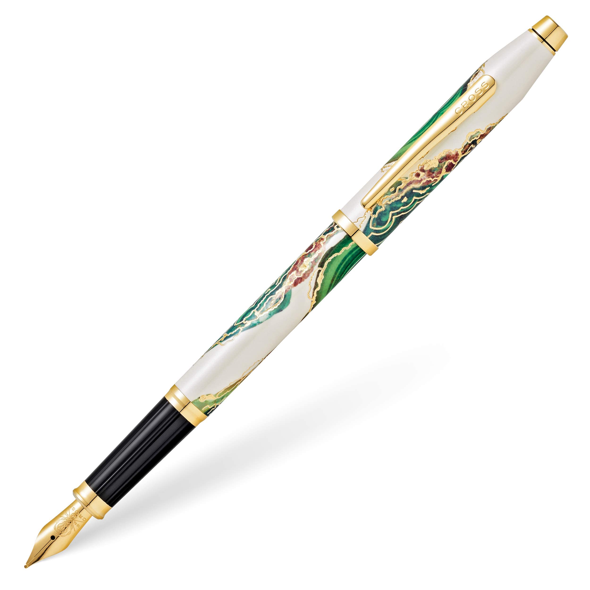 CROSS Wanderlust Borneo - Fountain Pen with Medium Nib incl. Premium Gift Box - Refillable Cartridge Pen