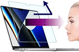 PROMAS 2-Pack Compatible with 2023 Macbook Pro 14 Inch M3/ M3 Pro/ M3 Max Anti Blue Light Matte Laptop Screen Protector, Reduce Eye Strain & Anti Glare Computer Screen Cover