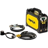 ESAB 0700500091 MINIARC Rogue ES 130i Stick Welding System, Dual Voltage Input, Adjustable Hot Start/Arc Force, Stick 6010 Mode, Power Factor Control, Electrodes up to 1/8", IP23S designed