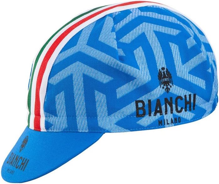 Bianchi Milano Neon Cycling Cap - Blue Surf