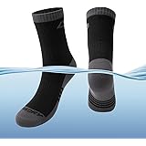 LEAKDRY Waterproof Socks, [SGS Certified] Breathable Waterproof Socks for Men Skiing Cycling Wading Kayaking Running Socks