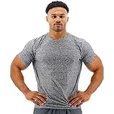 TYR Mens Athletic Performance Workout Airtec Short Sleeve Tee