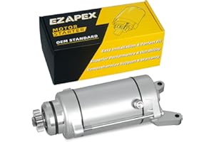 EZAPEX Starter Motor Compatible with Yamaha V Star 1100 Silverado 02-09 Classic 00-09 Custom 99-09 Virago 99-99 XVS1100AT XV1100 5EL-81890-01-00 18748 SMU0305 18748N
