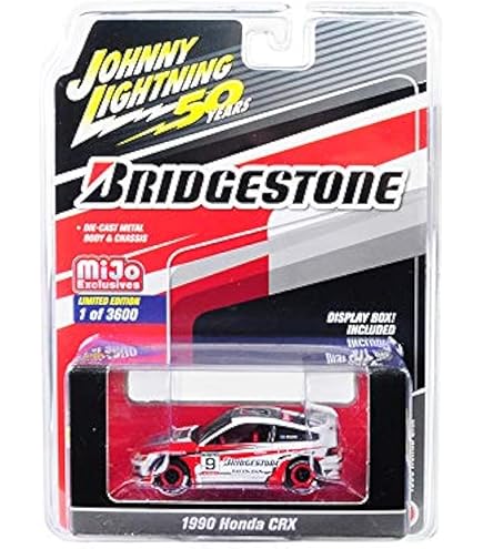 Amazon.com: 1990 Honda CRX ADVAN Yokohama Johnny Lightning 50th