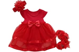 Niyage Baby Girls Clothes Dress Flowers Romper Sets Infant Tutu Bodysuit Party Outfits