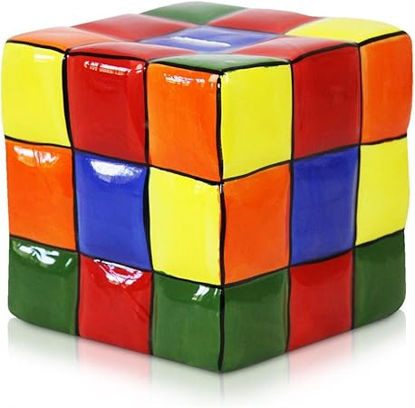 rubik's cube piggy bank