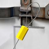 JCSY 50PC Metal Cable Seal Security Tamper Seal Yellow 12 Inch Numbered Wire view 6