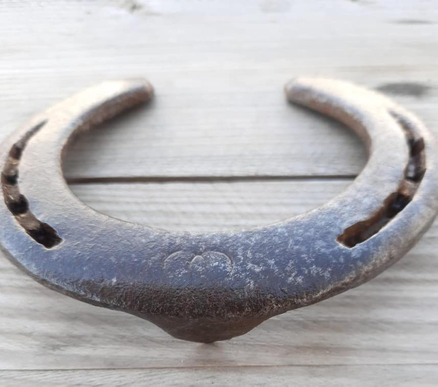 Solenzo - Real horseshoe for indoor outdoor decoration - lucky charm