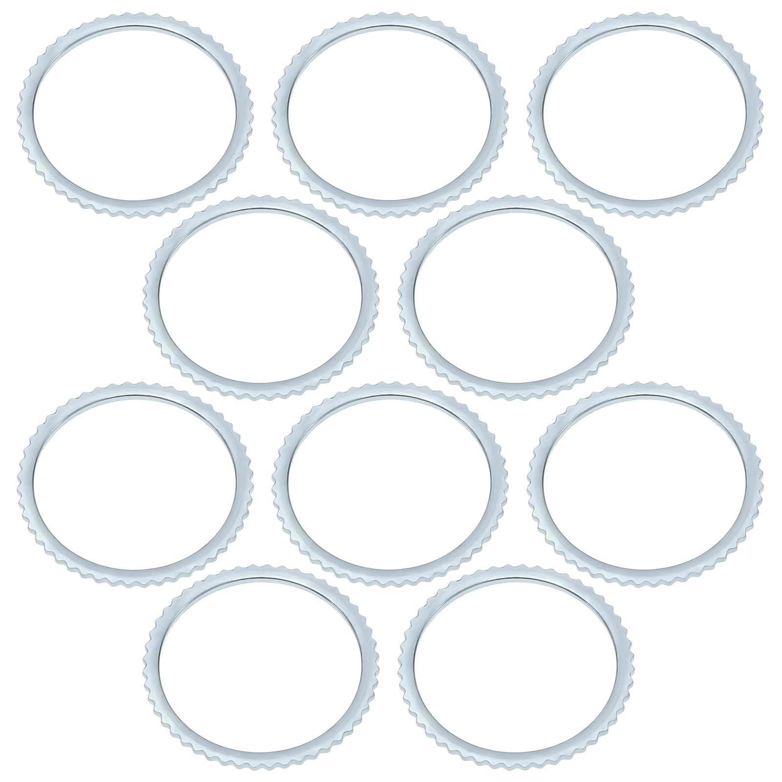 OTOTEC 10PCS Saw Blade Bore Bushing Reduction Ring Conversion Ring Steel Spacer Adapter Ring for Angle Grinders Circular Saw Blades Woodworking Tools 30x25.4mm