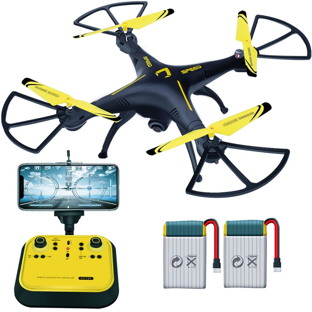 Drone With Camera Live Video Drones FPV 720P HD 2.4GHz 6Axis Gyro