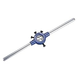 uxcell Round Die Stock Handle Wrench Set, 6-32 UNC
