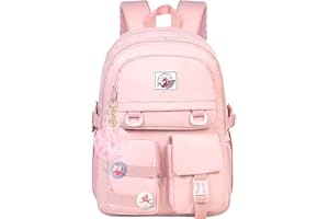 CCJPX Girls Backpack, 16 inch School Laptop Bag College Bookbag, Anti Theft Daypack for Teens Girls Students Women