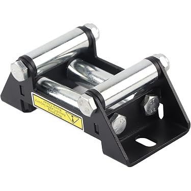Fairlead Hawse Aluminium Pour Corde Treuil Synthétique 4000 Lb – Guide Câble ATV UTV