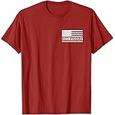 (2 Sided Print) Red Friday Military Veteran Support Troops T-Shirt