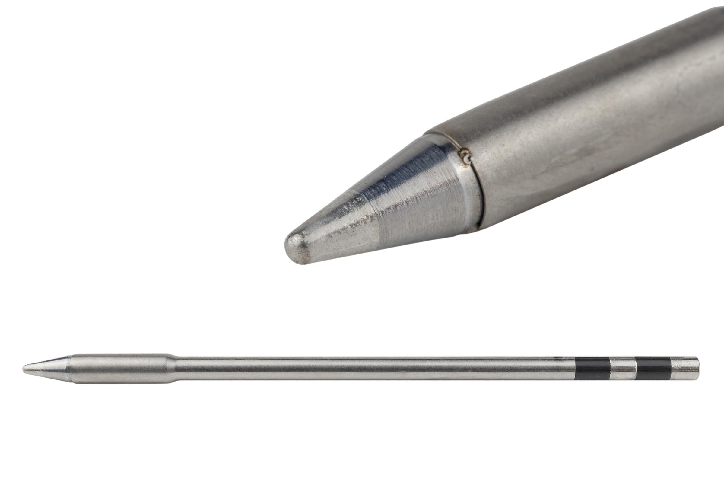 QUICK Permanent Soldering Tip Straight Pencil Tip Diameter 2 mm Rapid Cartridge Soldering Tip for Quick TS1200 Soldering Station