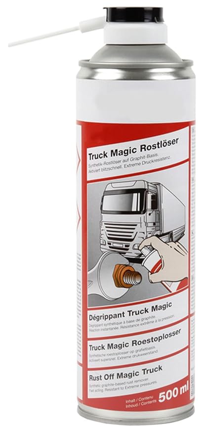 óxido Truck Magic – truckline – 500 ml – aplicable en las articulaciones, Tuercas y