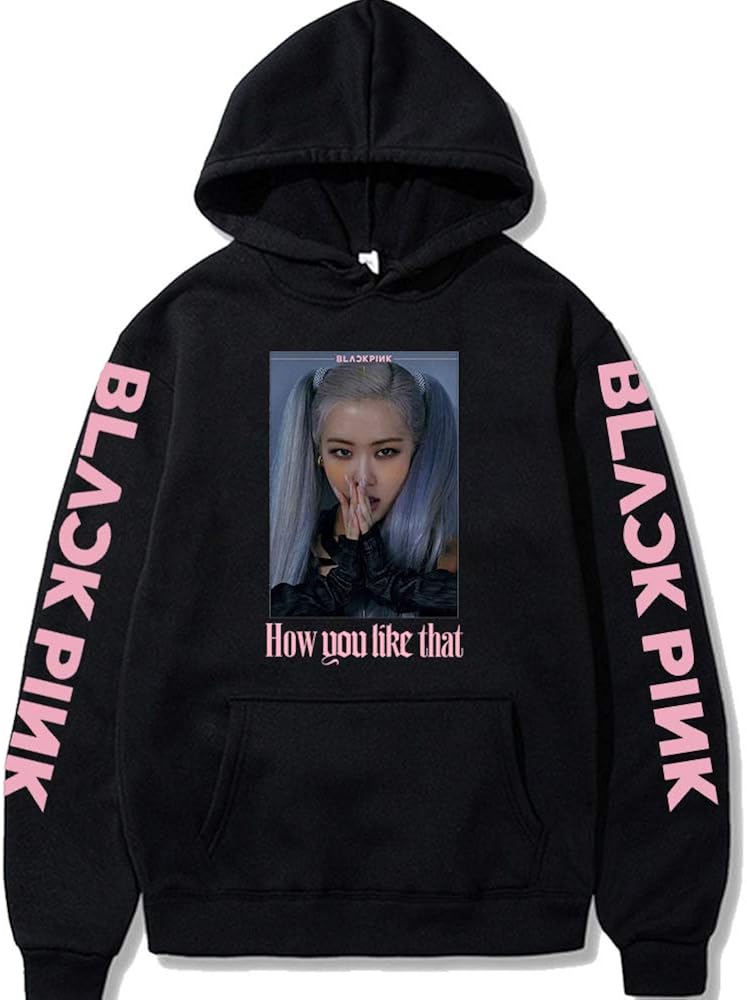 Kpop Blackpink Hoodies How You Like That Blackpink New Album Print Long ...