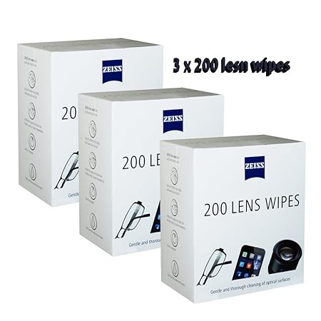 Zeiss Pre-Moistened Lens Cloths Wipes 600 Count by Zeiss