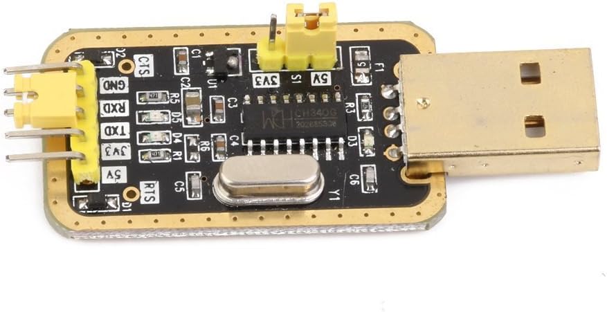 DollaTek 3.3V / 5V USB to TTL converter CH340G UART Serial Adapter Module Golden