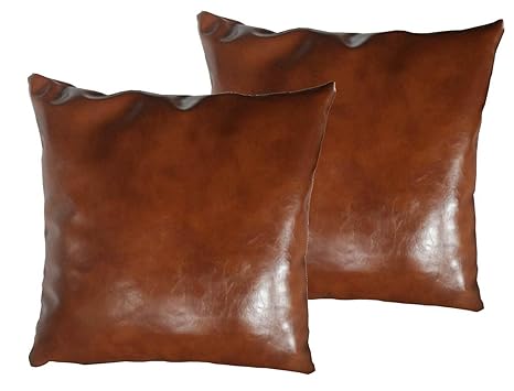 Buy Mybestfurn Accent Pillows With Inser Batik Effect Pu Faux