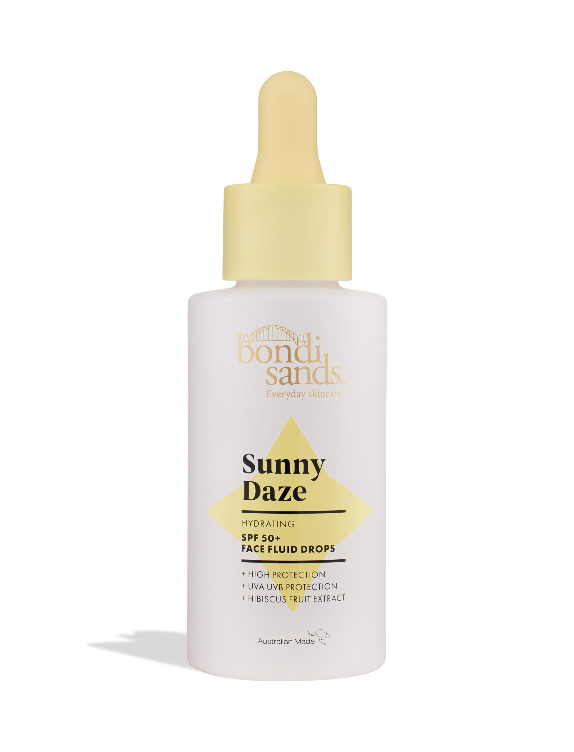 Bondi Sands Sunny Daze Hydrating SPF50+ Face Fluid Drops | UVA & UVB protection, Vegan and Cruelty Free| 30ml/1.01 FL OZ
