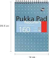 Pukka Pad Reporter’s Pad 3 Pack Blue 160 Pages 80GSM Wirebound 14x20.5cm view 3