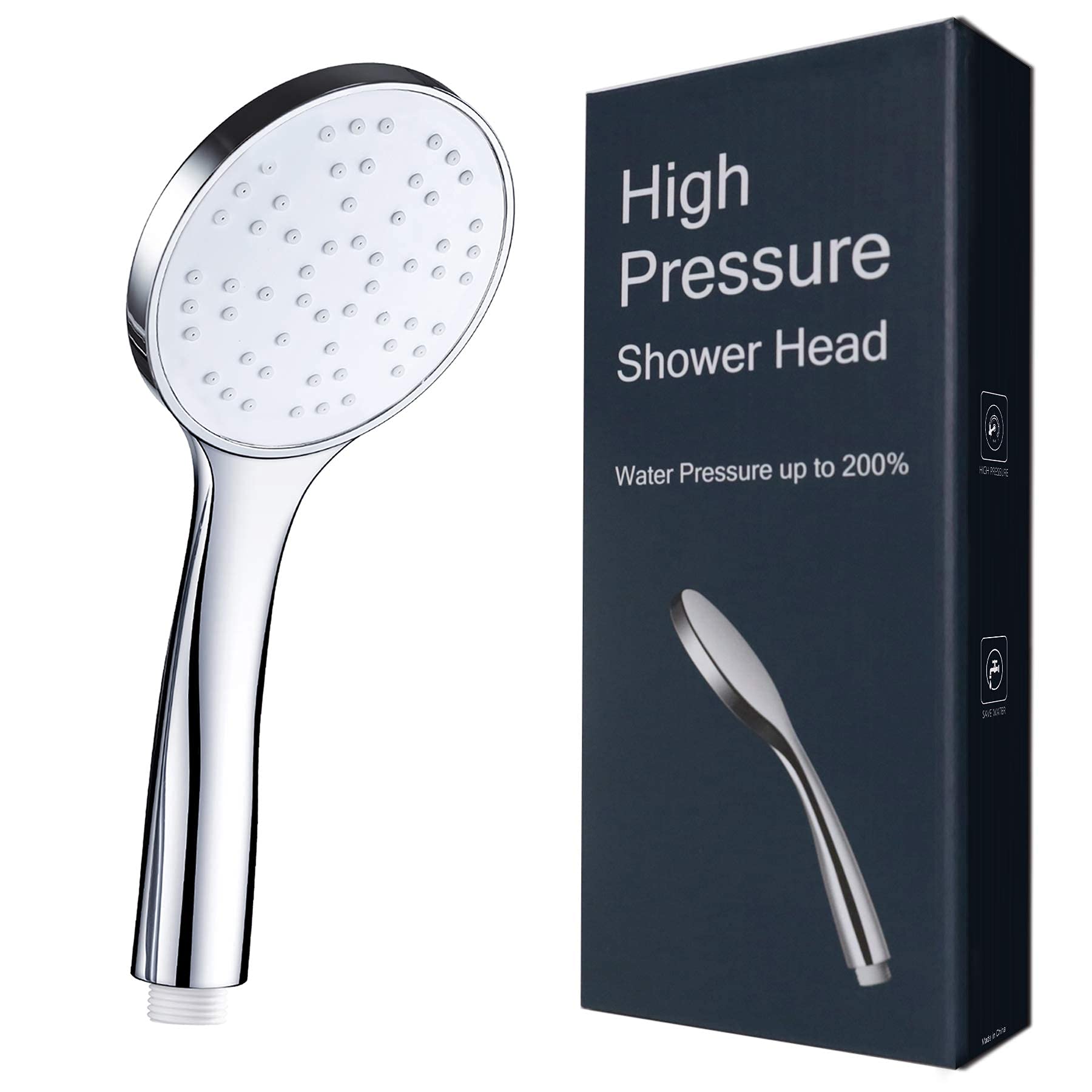 dothnix High Pressure Shower Head, Power Shower Head for Low Pressure, Universal Handheld Pressure Boosting Showerhead
