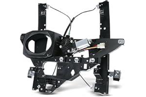 YHTAUTO Front Left Driver Side Power Window Regulator with Motor for 2007-2017 Lincoln Navigator Ford Expedition (with 2 Pins Plug/Without Anti-Pinch Function)