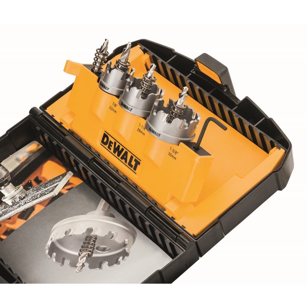 DeWalt DT8360-QZ Hole Saw, One Size, Set of 3 Pieces