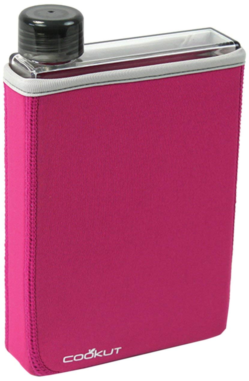 Cookut Manta Flat Isotherm 50cl Easy to Carry Bottle, Pink, 50 cl