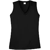 SPORT-TEK Ladies Slvls PosiCharge Competitor V-Neck TEE F20