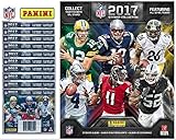 2017 Panini NFL Football Stickers Color Collectors Album PLUS 10 Packs of 7 Stickers each
