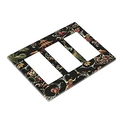 Spshian Rustic Grey Wooden Board Barn Door Green