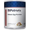 4Patriots Whole Eggs #10 Can: Freeze-Dried Survival Eggs Designed to Last 10 Years, 72 Servings