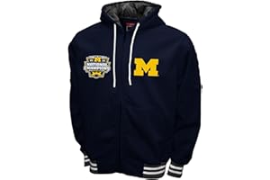 Franchise Club Mens Michigan Wolverines 2023 National Champions Grind Hoodie Jacket