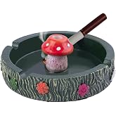 YukaBa Mushroom Ash tray w/Cigarette Snuffer for ashtrays