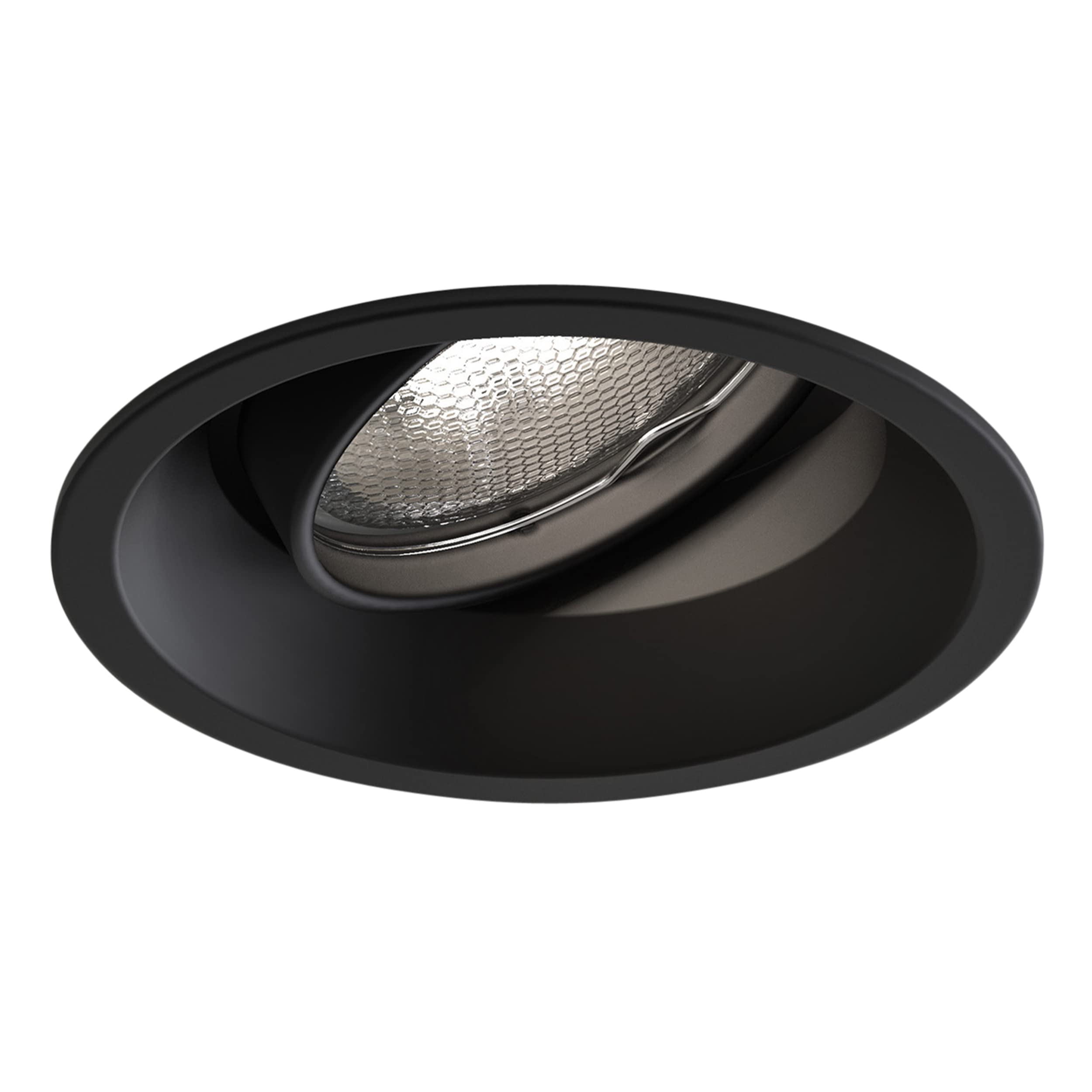 Astro Minima Round Adjustable Indoor Downlight (Matt Black), GU10 Lamp, Designed in Britain - 1249016 - 3 Years Guarantee