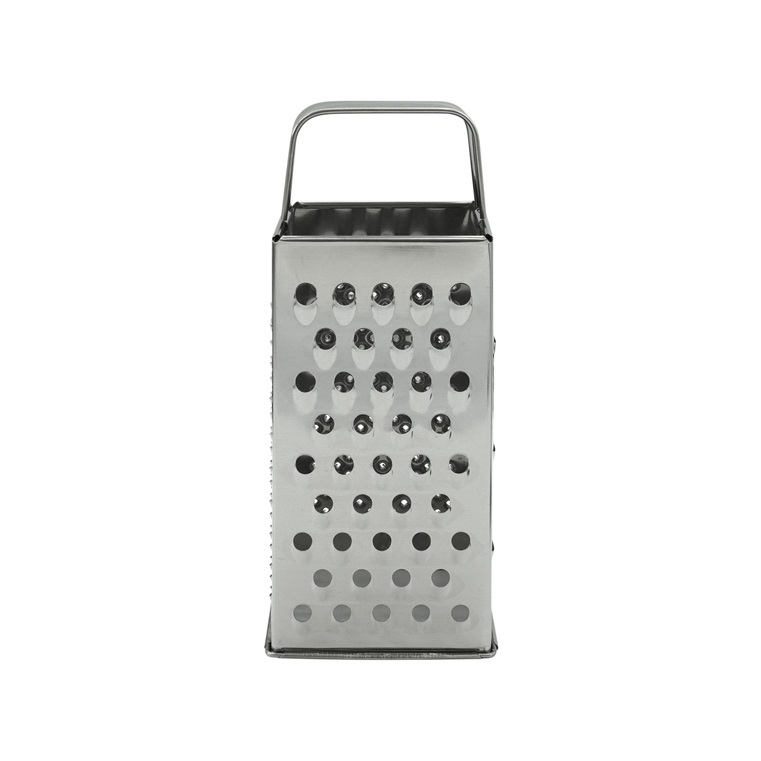 Fackelmann 4 Sided Universal Grater, Box Grater, Stainless Steel, 23.5x10.5x8cm, Silver