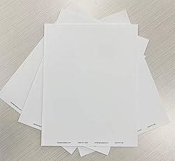 Perforated Paper Nameplate Inserts, Pack of 20